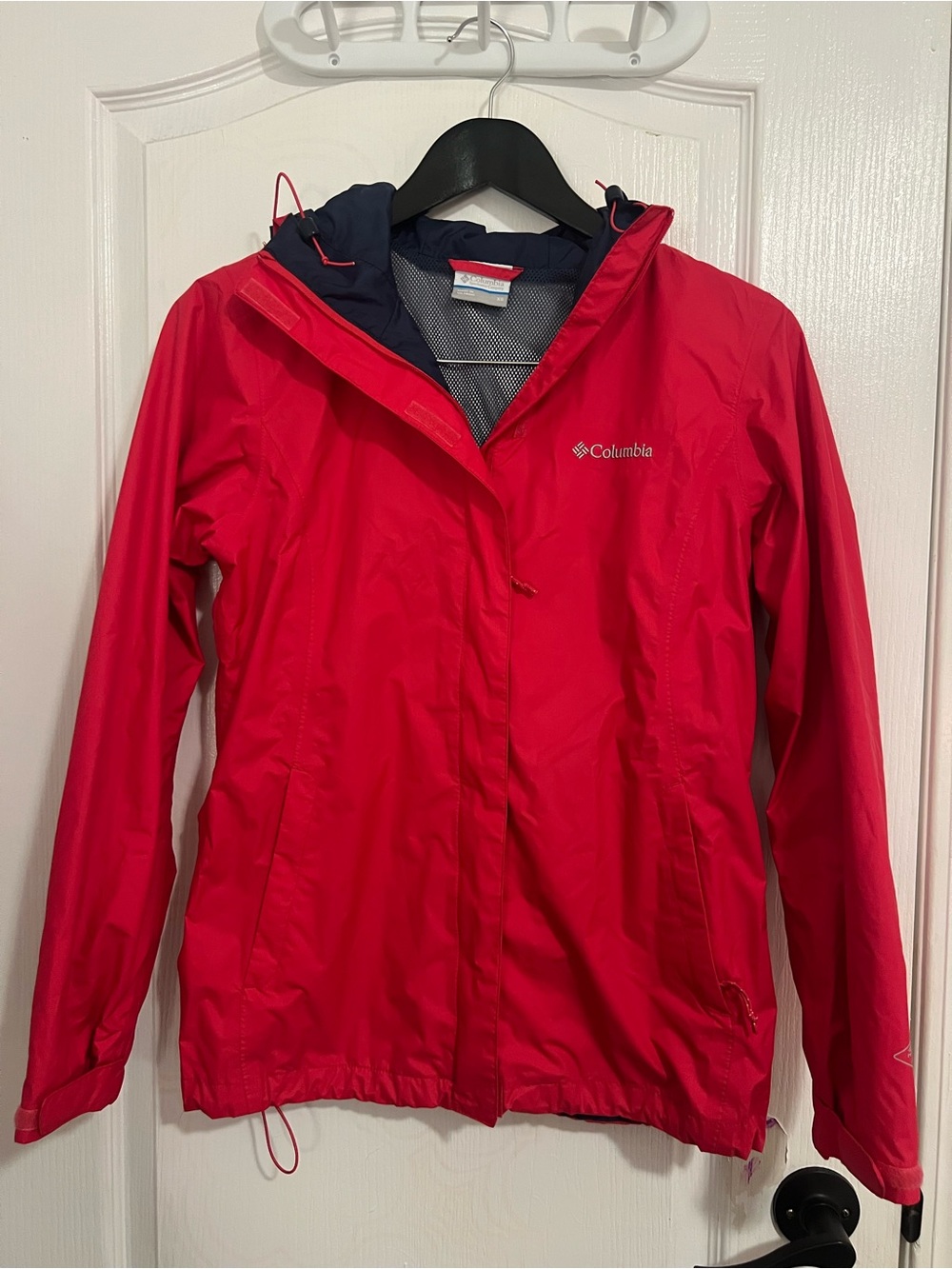 Columbia Women's Bright Red Hooded Ski/Snow Jacket